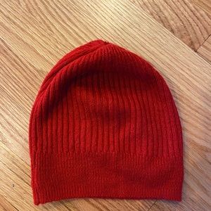 AEO red beanie